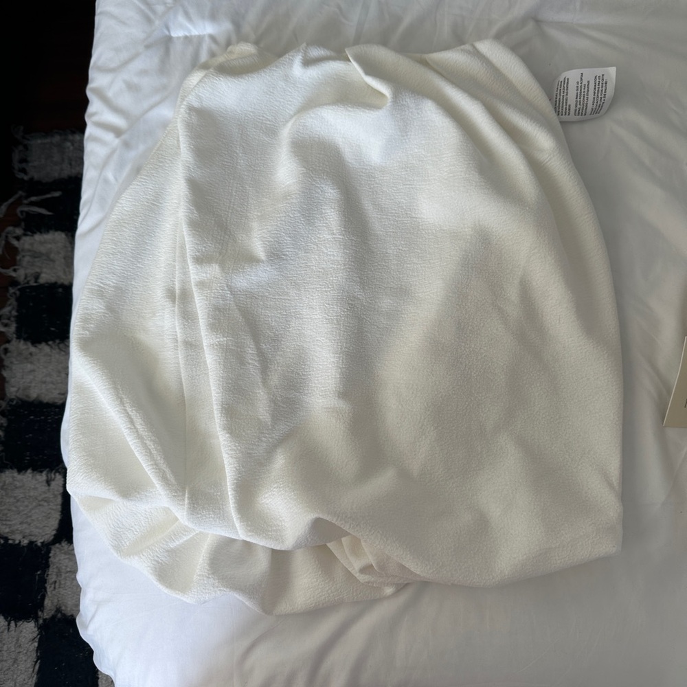 ASOS white bubble skirt